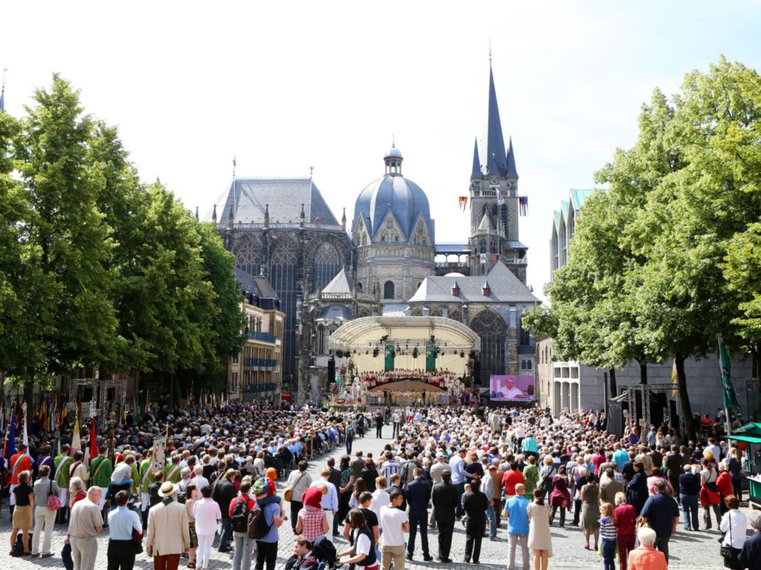 Heiligtumsfahrt nach Aachen im Juni 2023 (c) Bistum Aachen