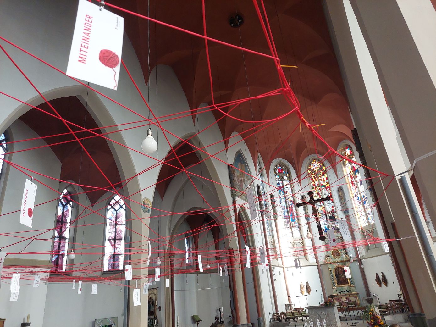 Kunstinstallation in St. Andreas zum Martinsmarkt (c) Zentralpfarramt