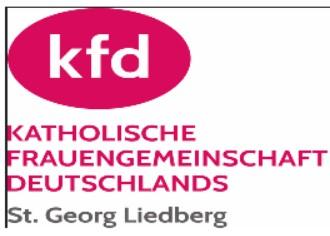 Logo neu kfd  St.Georg Liedberg (c) kfd Bundesverband