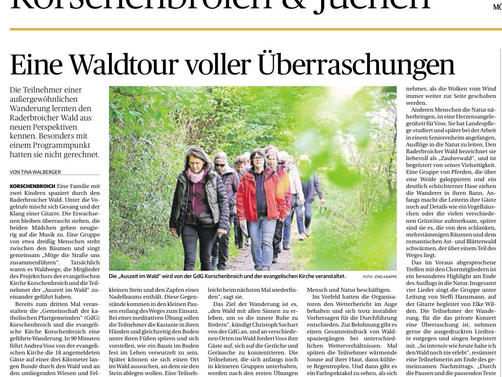 Eine Waldtour voller Überraschungen (c) Screenshot